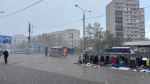 Конец недели порадовал жителей Петербурга первым снегом и солнцем