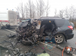 Четыре человека пострадали при столкновении автомобилей на 88 км трассы «Кола»