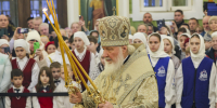 Александр Беглов: Святейший Патриарх Кирилл освятил после реставрации храм святого благоверного князя Александра Невского в Красном Селе - ТК Санкт-Петербург