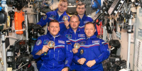 Космонавты показали народный шеврон с борта МКС - tvspb.ru - ТК Санкт-Петербург