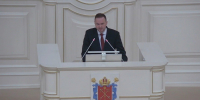 Скриншот трансляции заседания ЗакСа - Мой район