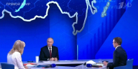 Скриншот трансляции Первого канала - Мой район