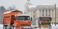 Улицы Петербурга ночью чистили 823 снегоуборочные машины - Spbdnevnik.ru