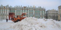 Фото: Петербург убирают от снега - Петербургский дневник