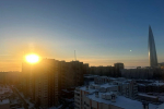 Первое в новом году солнце заметили в Петербурге 1 января
