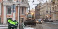Уборку снега в Петербурге ведут в усиленном режиме - Spbdnevnik.ru