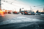 В Петербурге продолжаются снегоуборочные работы