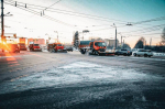 В Петербурге продолжаются снегоуборочные работы