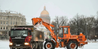 В новогодние праздники с улиц Петербурга вывезли больше 331 кубометра снега - tvspb.ru - ТК Санкт-Петербург