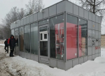 Проводится демонтаж двух незаконных торговых павильонов. Общая площадь освобождаемой территории составляет 130 квадратных метров