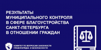 Результаты муниципального контроля в сфере благоустройства Санкт‑Петербурга в отношении граждан за 2025 год - Кронштадтcкий район