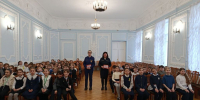 Познавательная беседа с учащимися Гимназии при ГРМ - Санкт-Петербургское отделение ВДПО