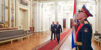 Александр Беглов на торжественном приёме в Мариинском дворце поздравил петербургских ветеранов, офицеров, кадетов и курсантов с Днём защитника Отечества - Администрация г. Санкт-Петербурга