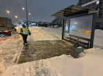 В Санкт-Петербурге продолжают бороться со снежной стихией