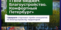 Василеостровцы смогут принять участие в проекте «Твой бюджет. Благоустройство. Комфортный Петербург» - Фрунзенский район