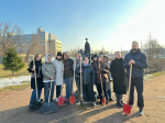 В Выборгском районе прошел внеочередной субботник