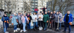 В Выборгском районе прошел внеочередной субботник