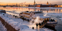 В Петербурге завершили первую зимнюю навигацию по Неве - Peterburg2.Ru