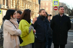 Глава Петроградского района Дмитрий Ваньчков осмотрел территорию МО «Петровский»