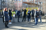 Глава Петроградского района Дмитрий Ваньчков осмотрел территорию МО «Петровский»