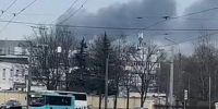 В автосервисе на Хрустальной улице начался сильный пожар - tvspb.ru - ТК Санкт-Петербург