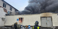 Появились кадры страшного пожара в автосервисе на Хрустальной - Spbdnevnik.ru