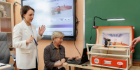 В школе № 606 Пушкинского района прошла творческая лаборатория, объединившая педагогов из пяти регионов России - Пушкинский район