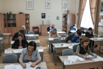 Представители Василеостровского района приняли участие во Всероссийской акции «Сдаем вместе. День сдачи ЕГЭ родителями»