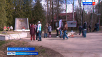 В Кировском районе Ленобласти провели субботник у Мемориала воинам-минёрам