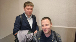Адвокат Сергей Подольский и юрист Никита Сорокин в суде. Фото: Катерина Иванова / МР7