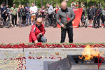 В Санкт-Петербурге сотрудники и ветераны ГУ Росгвардии приняли участие в велопробеге, посвященном 10-летию образования ведомства