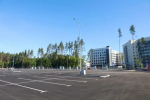 У онкокластера в Песочном завершили строительство стоянки на 500 машин