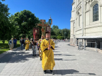 Фото: в Никольском Морском соборе прошел крестный ход в память о святом Иоанне Кронштадтском