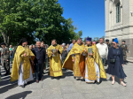 Фото: в Никольском Морском соборе прошел крестный ход в память о святом Иоанне Кронштадтском
