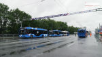 Видео: в Петербурге стартовал конкурс «Лучший водитель троллейбуса»