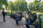 Видео: музыкальное выступление духового оркестра ГУ МЧС прошло в Петербурге