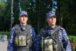 Cотрудники и военнослужащие Росгвардии обеспечили правопорядок при проведении матча "Зенит" - "Нефтчи"