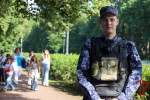 Cотрудники и военнослужащие Росгвардии обеспечили правопорядок при проведении матча "Зенит" - "Нефтчи"