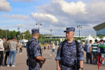 Cотрудники и военнослужащие Росгвардии обеспечили правопорядок при проведении матча "Зенит" - "Нефтчи"