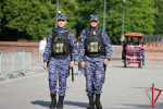 Cотрудники и военнослужащие Росгвардии обеспечили правопорядок при проведении матча "Зенит" - "Нефтчи"