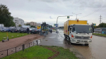 В Калининском районе «укротили» ледяной поток на перекрестке