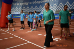 Сборная Кронштадтского района приняла участие в Фестивале чемпионов ВФСК ГТО «Игры ГТО»