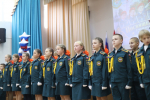 В школе № 418 Кронштадтского района открылся кадетский класс по пожарно-спасательному профилю
