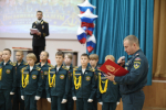 В школе № 418 Кронштадтского района открылся кадетский класс по пожарно-спасательному профилю