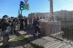 После реставрации на Египетский мост в Петербурге вернули сфинксов