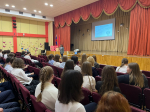 Профориентационная встреча с учащимися гимназии № 587