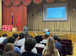 Профориентационная встреча с учащимися гимназии № 587